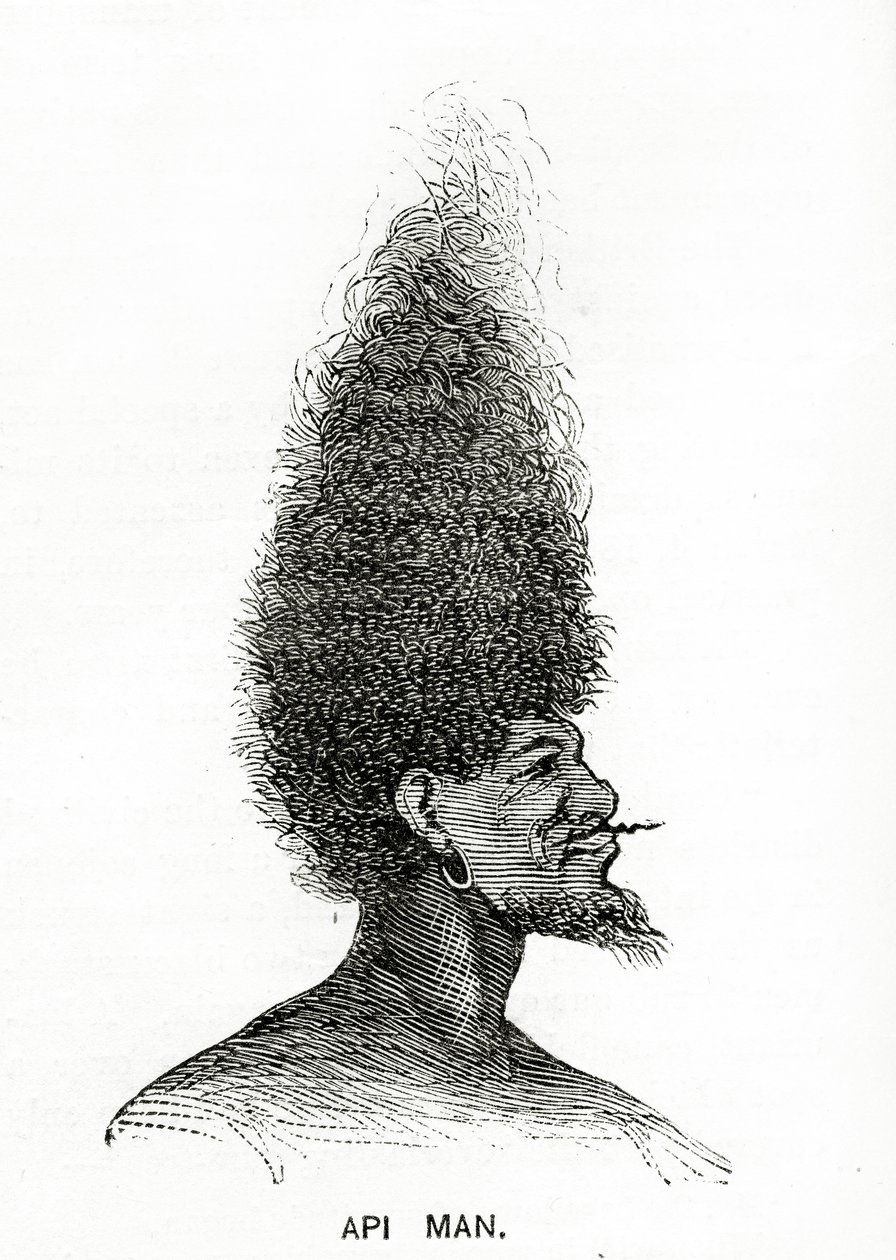 Api Man, illusztráció az Appletons Journalból, 1872. május 4 alkotó: American School