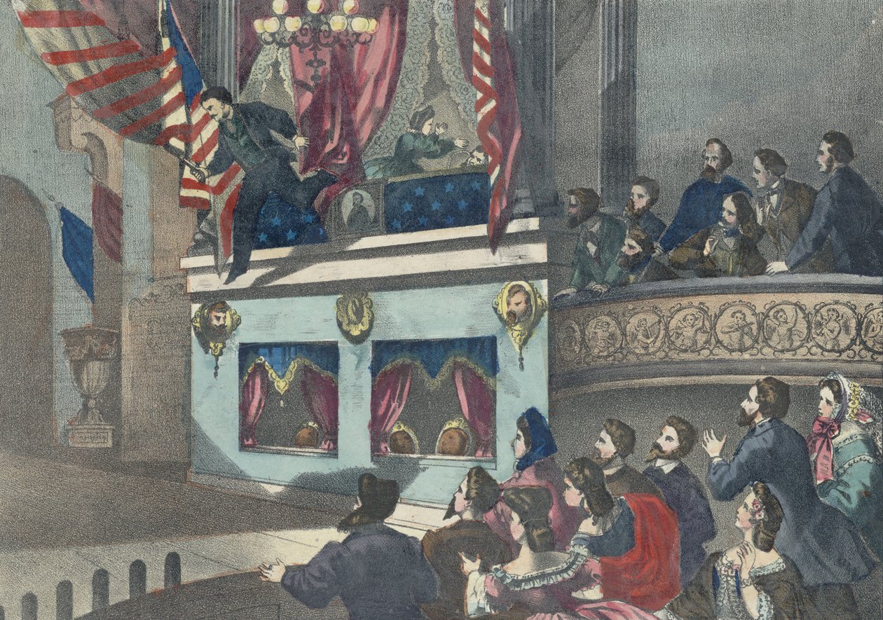 Abraham Lincoln elnök meggyilkolása, 1865 körül alkotó: American School