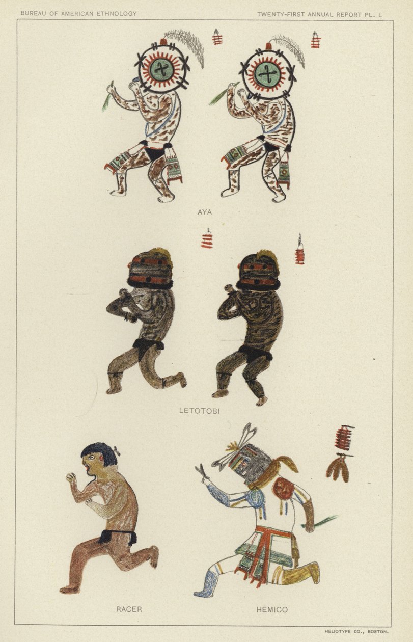 Aya, Letotobi, Racer, Hemico (színes litho) alkotó: American School