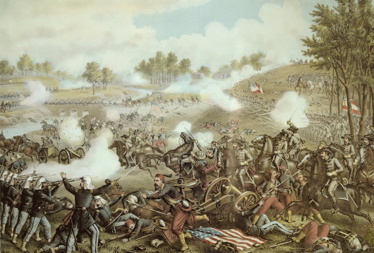 Battle of First Bull Run alkotó: American School