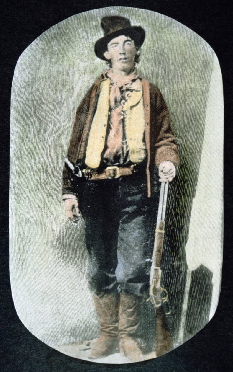 Billy the Kid (színes metszet) alkotó: American School