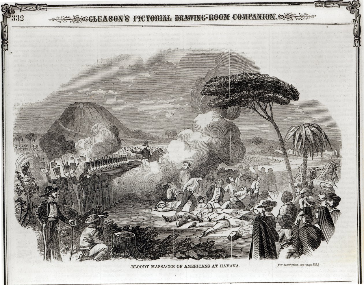 Az amerikaiak véres mészárlása Havannában, 1851. szeptember, a „Gleason