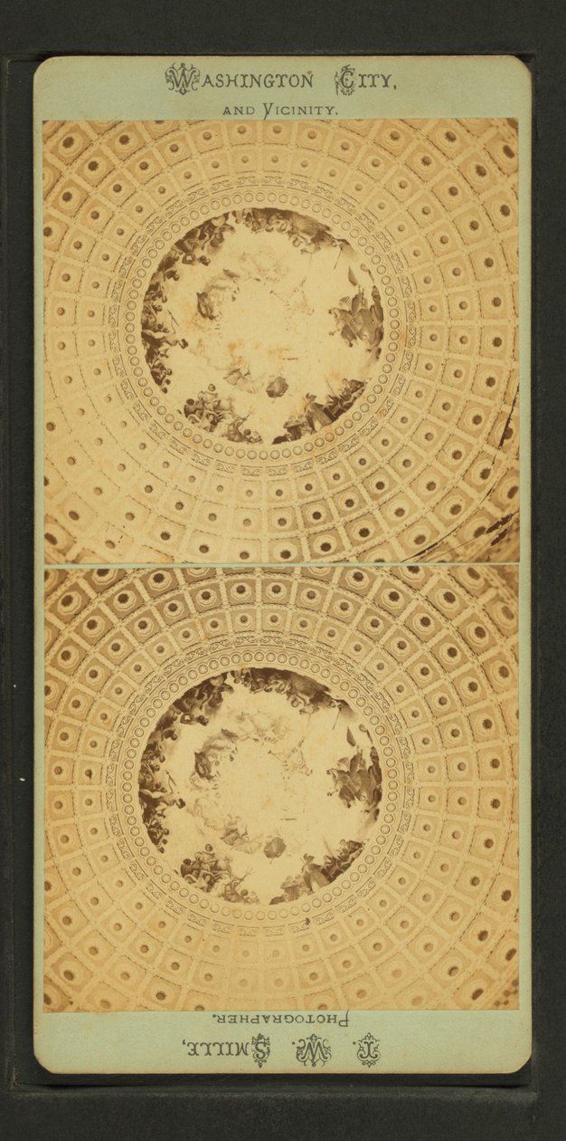 Brumidi allegorikus festménye, 1865 körül alkotó: American School