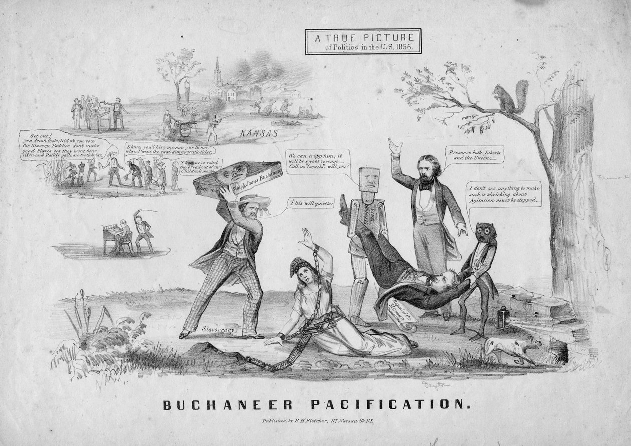 Buccaneer megnyugtatás; kiadó: E H Fletcher, New York, 1856 körül alkotó: American School