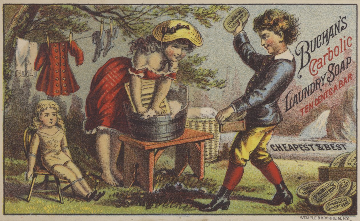 Buchan karbolos mosószappan (chromolitho) alkotó: American School