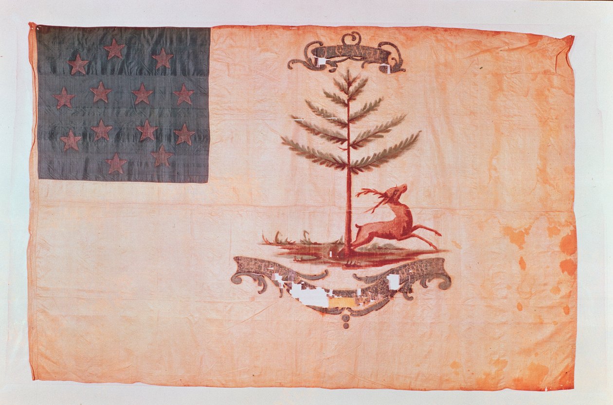 Bucks of America zászló, 1787 körül alkotó: American School