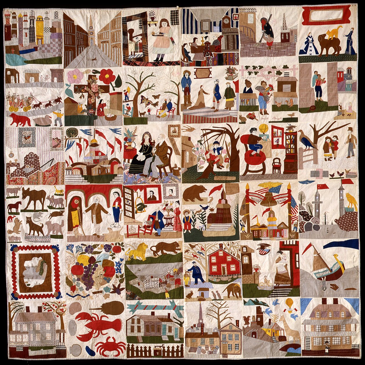 Burdicks-Child Quilt alkotó: American School
