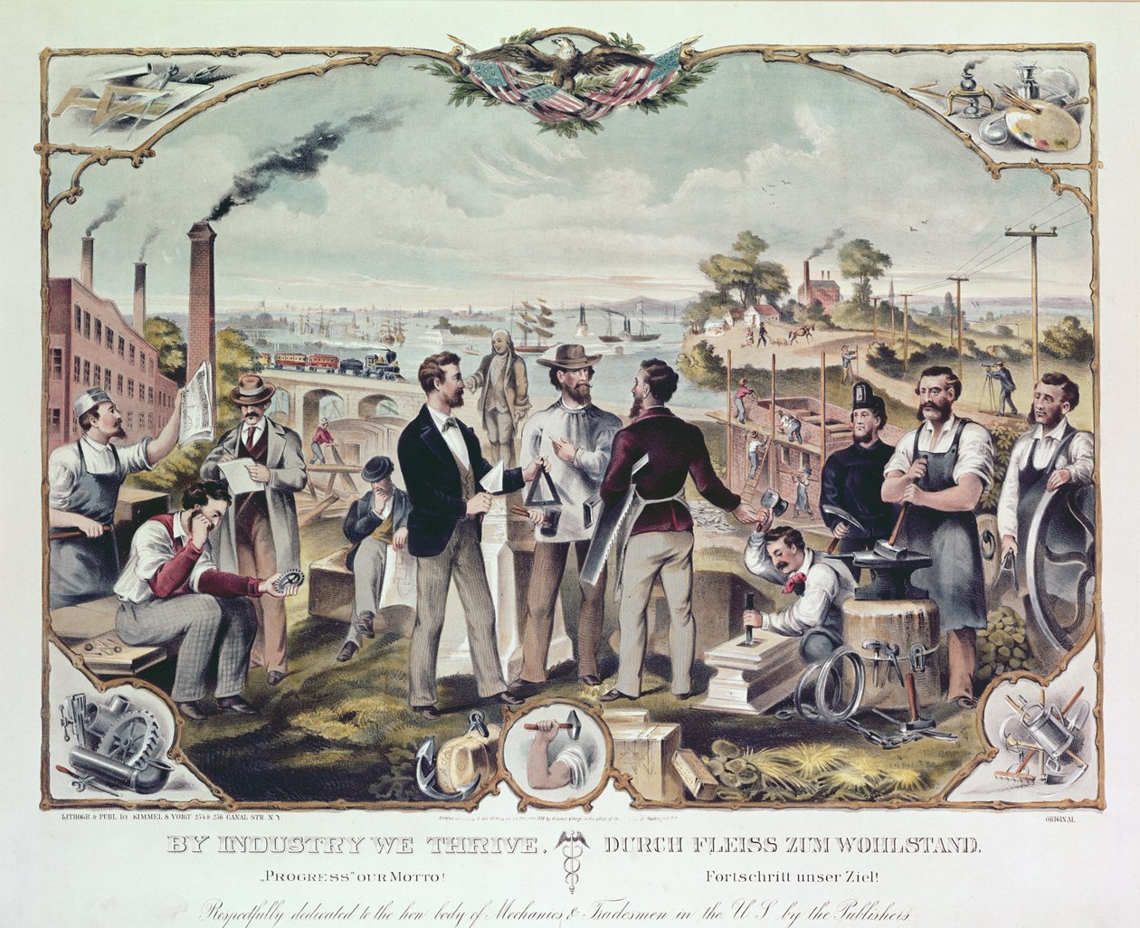 Írta: Industry We Thrive, Kimmel és Voigt, 1873 alkotó: American School