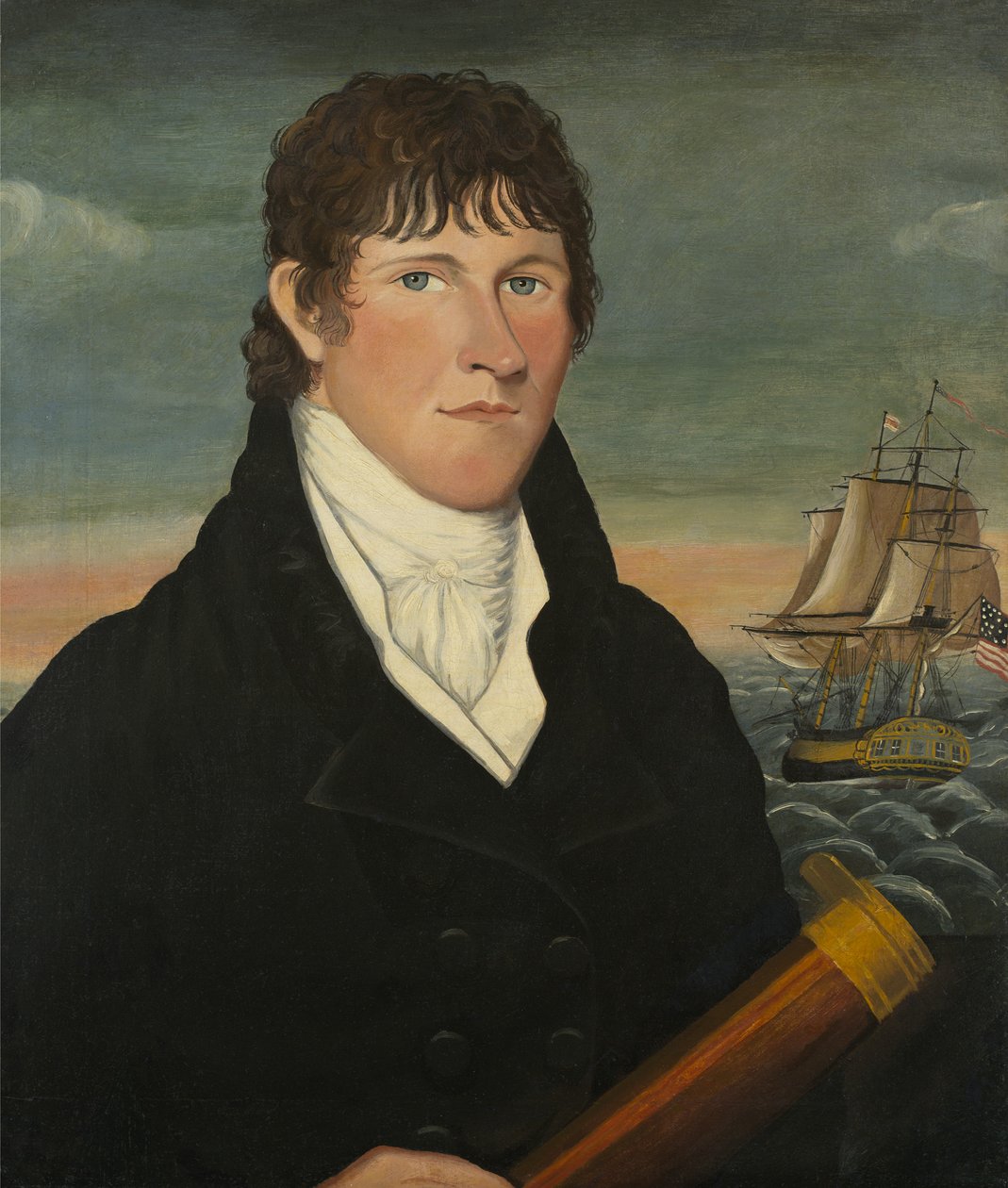 David Bush kapitány, 1812 alkotó: American School