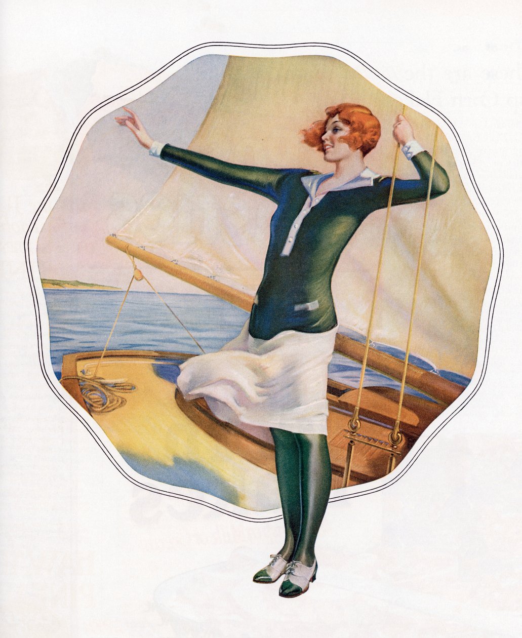 Gondtalan Flapper vitorláson alkotó: American School