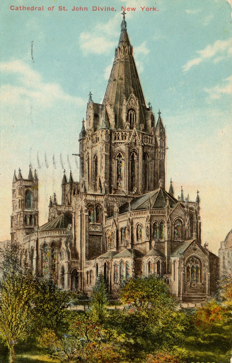 Isteni Szent János székesegyház, New York (színes litó) alkotó: American School