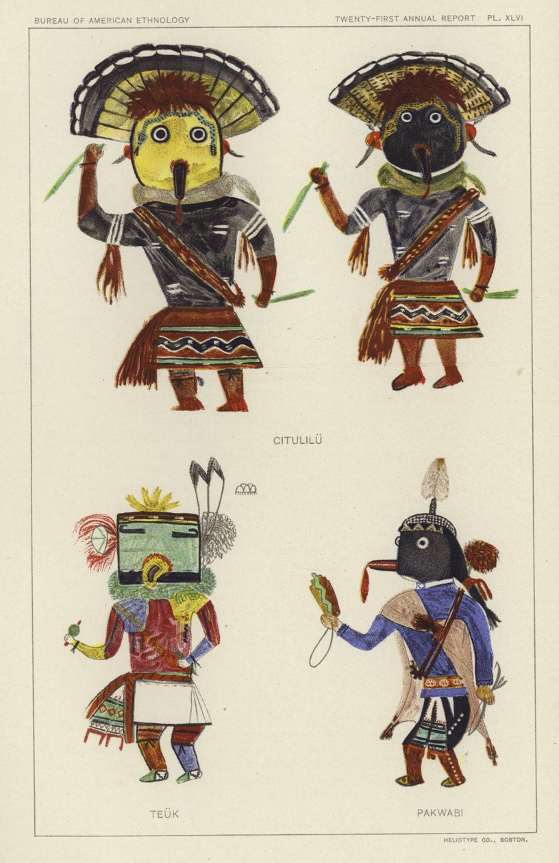 Citulilu, Teuk, Pakwabi (színes litográfia) alkotó: American School