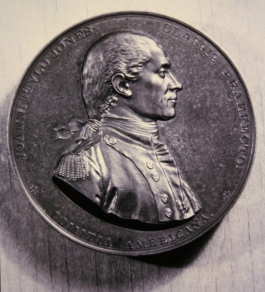 John Paul Jones emlékérem, Jean-Antoine Houdon portréja után alkotó: American School