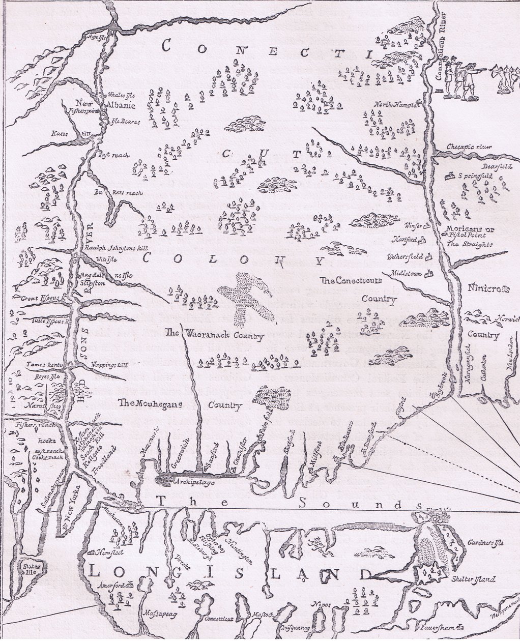 Connecticut, illusztráció Cassell története az Egyesült Államok pubjából. készítette: Petter & Galpin 1890 körül (litho) alkotó: American School