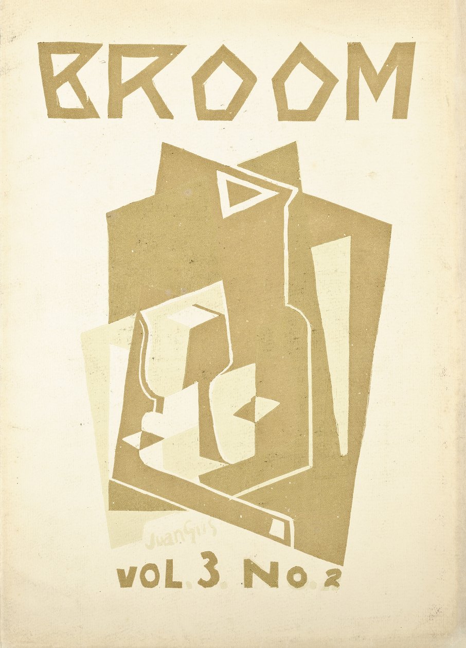 A "Seprű" művészeti folyóirat 3. kötetének 2. számának borítója, c. 1921-1924 alkotó: American School