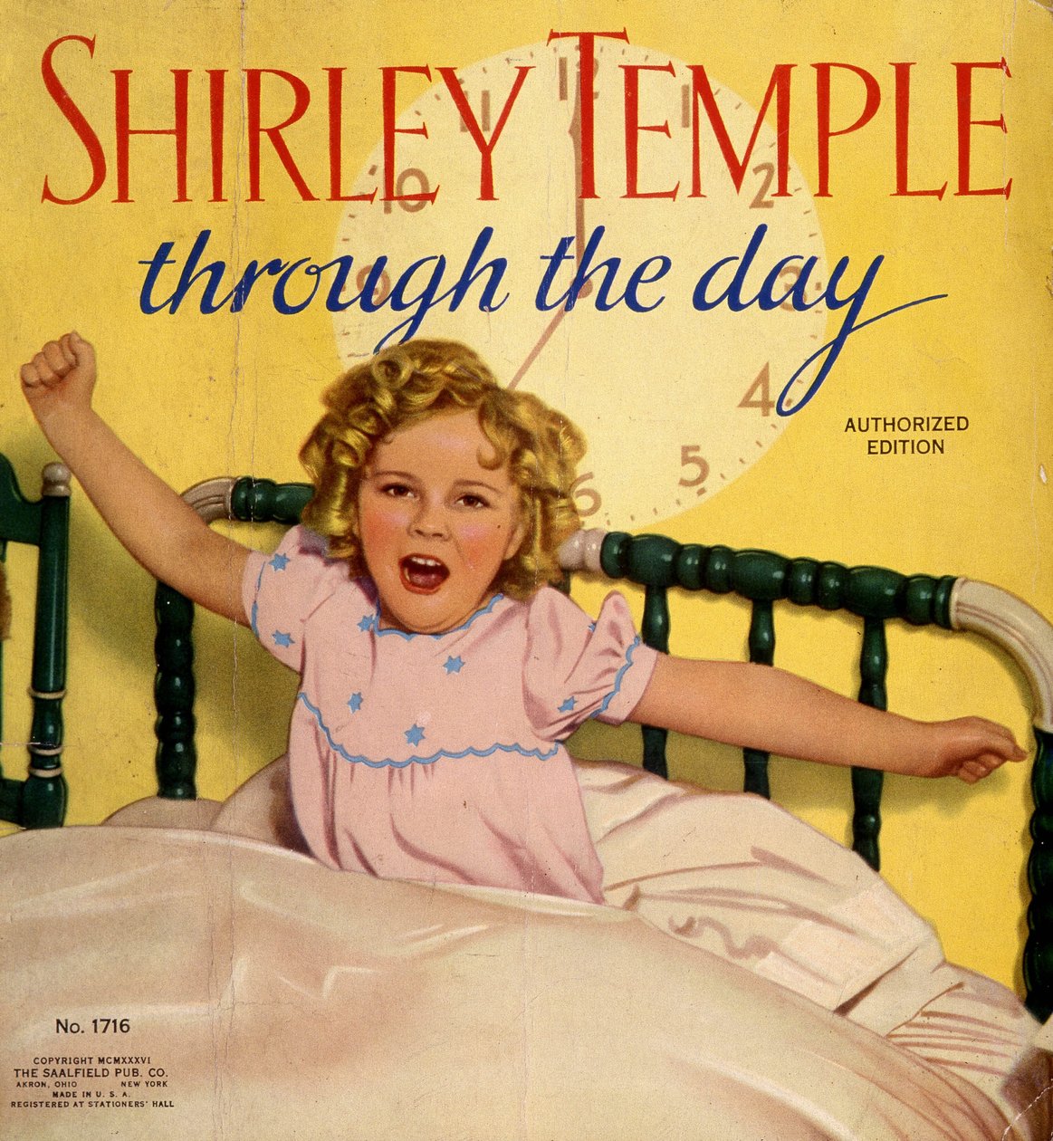 Egy amerikai magazin címlapja: Shirley Temple, amerikai filmszínésznő 6 évesen (1929-). alkotó: American School
