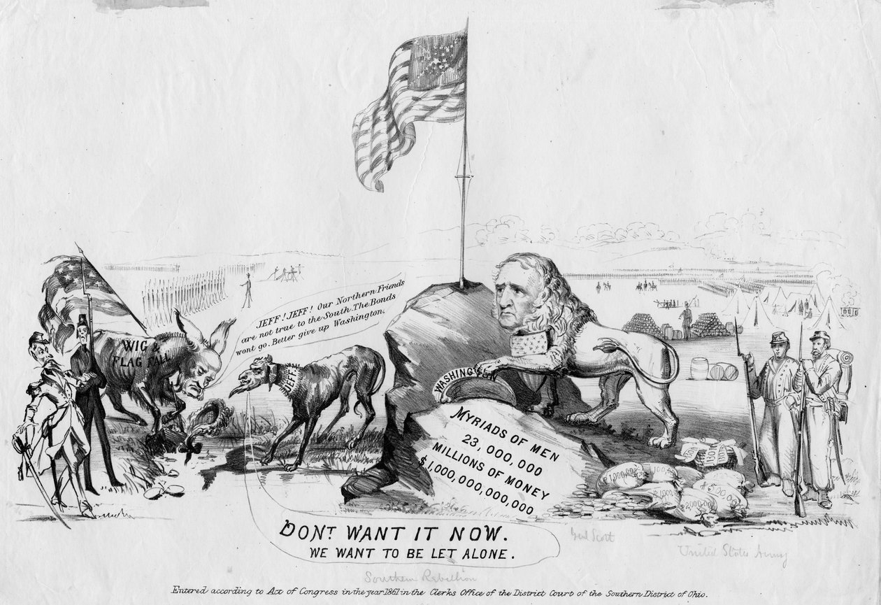 Ne akard most: egyedül akarunk maradni, megjelent Ohioban, 1861-ben alkotó: American School