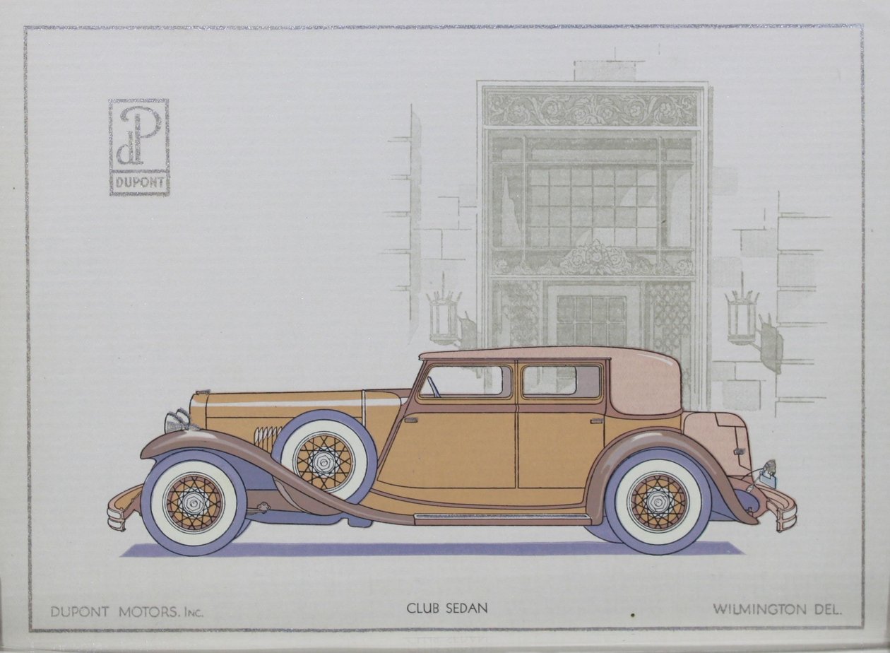 DuPont Motor Cars: Club Sedan, 1921 alkotó: American School