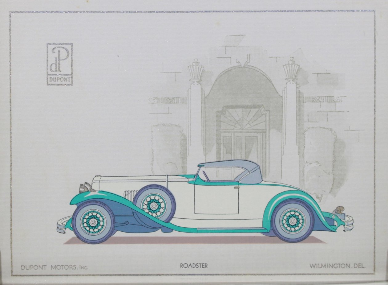 DuPont Motor Cars: Roadster, 1921 alkotó: American School