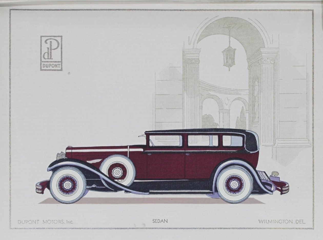 DuPont Motor Cars: szedán, 1921 alkotó: American School