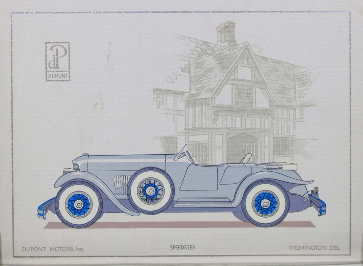 DuPont Motor Cars: Speedster, 1921 alkotó: American School