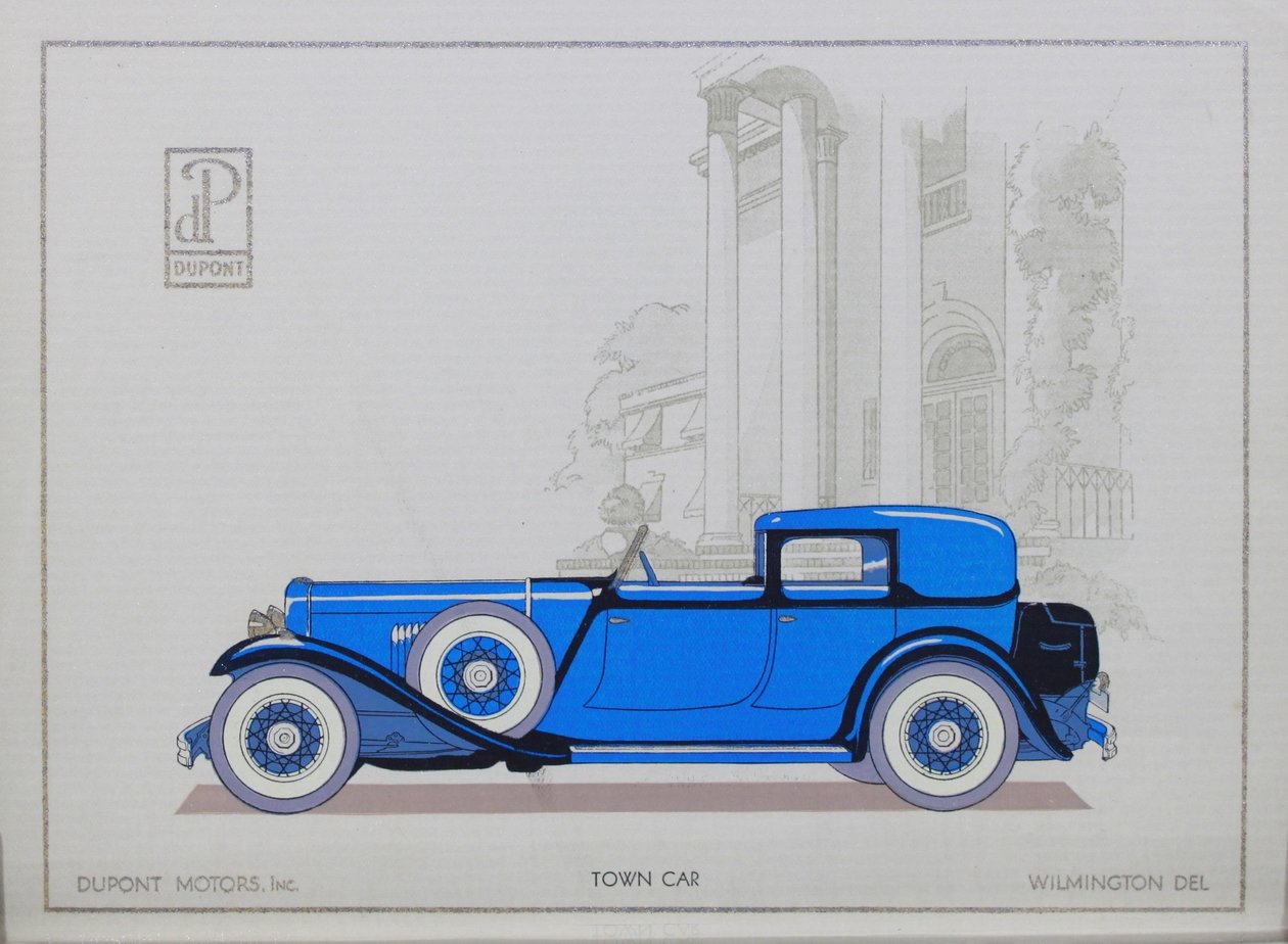 DuPont Motor Cars: Town Car, 1921 alkotó: American School