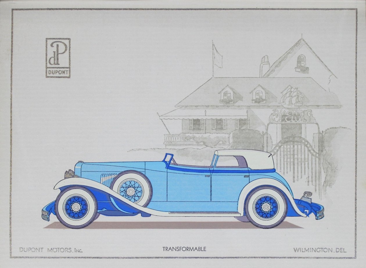 DuPont Motor Cars: Transformable, 1921 alkotó: American School