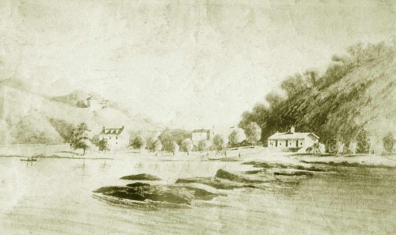 Fort St Davis és a Schuylkill Rapids, 1912 körül alkotó: American School