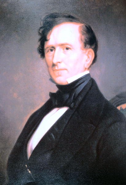 Franklin Pierce (1804-69) (színes litó) alkotó: American School