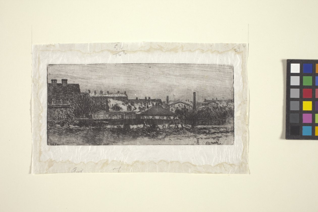 Az ablakból, Gysis Iskola, München (tinta) alkotó: American School