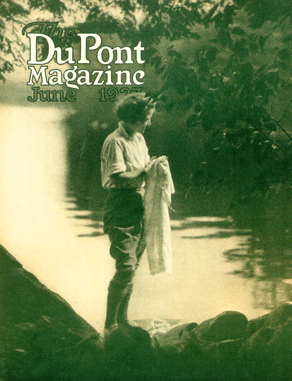 A DuPont Magazin címlapja, 1923. június alkotó: American School
