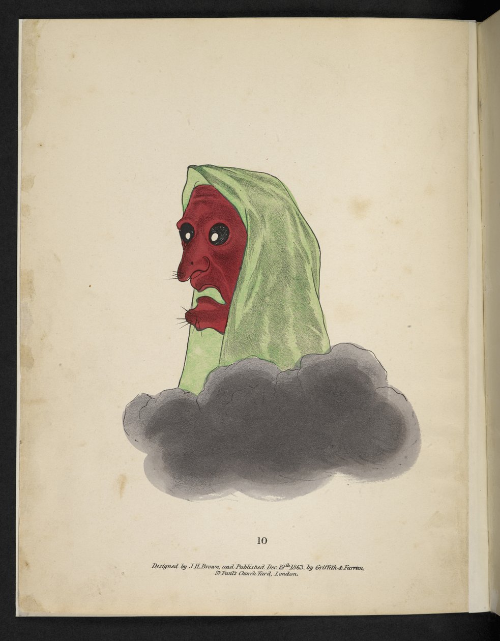 Frontispiece, Vörös arcú kísértet, a 