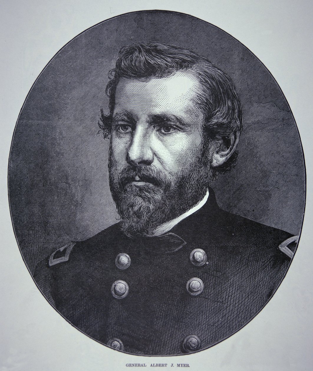 Albert James Myer tábornok (1828-80) (metszet) alkotó: American School