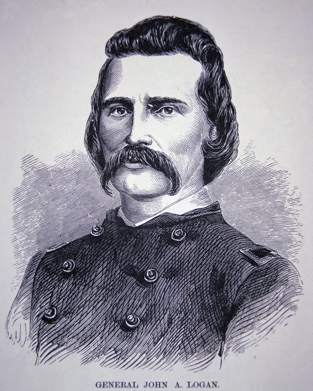John Alexander Logan tábornok (1826-86) (metszet) alkotó: American School