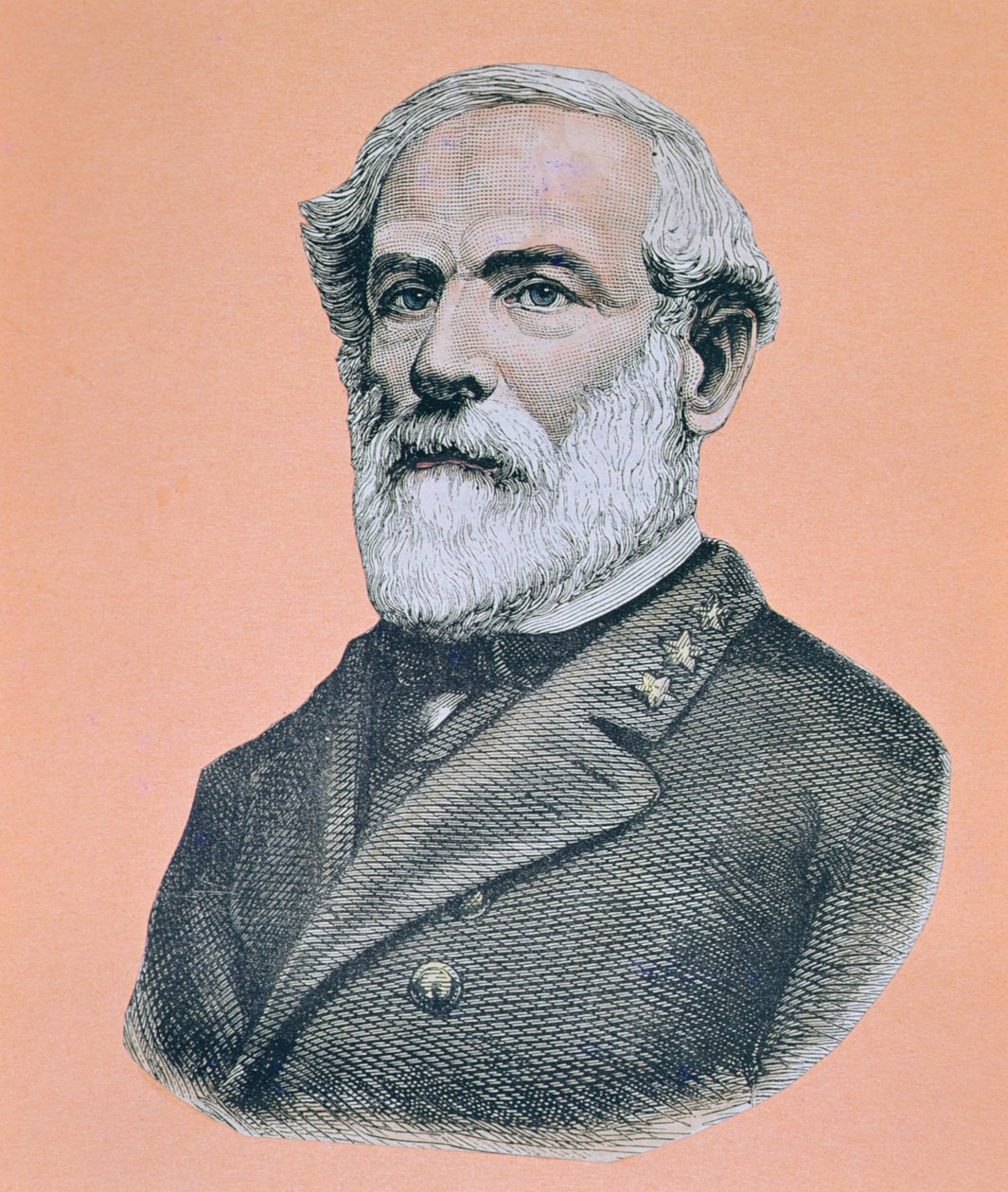 Robert E. Lee tábornok (1807-70) (színes litó) alkotó: American School