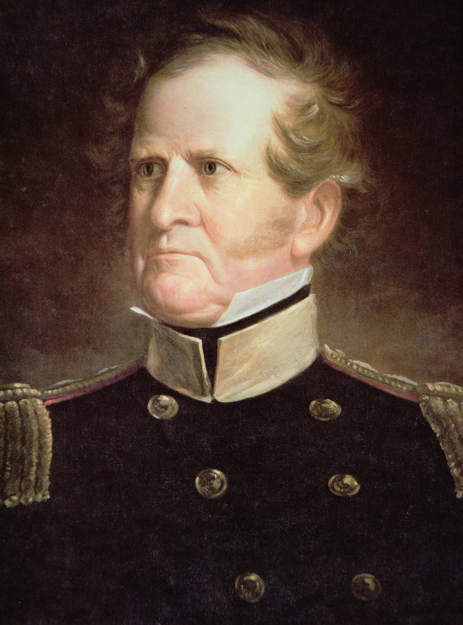 Winfield Scott tábornok (1786-1866) (színes litó) alkotó: American School