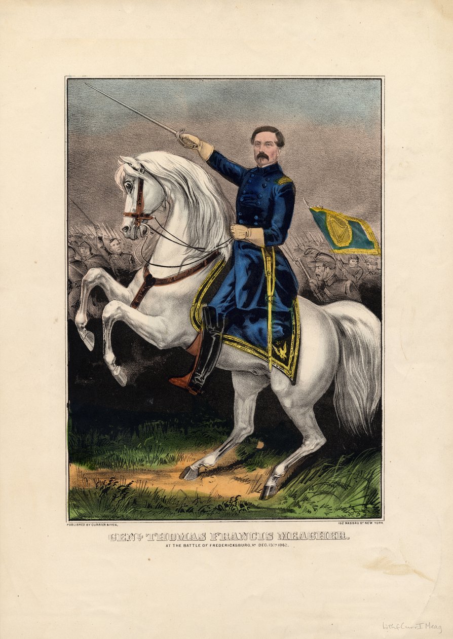 Genl. Thomas Francis Meagher, pub. szerző: Currier & Ives, 1862 körül alkotó: American School