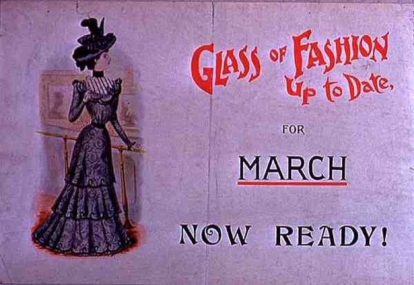 "Glass of Fashion, naprakész", március (színes lito) alkotó: American School