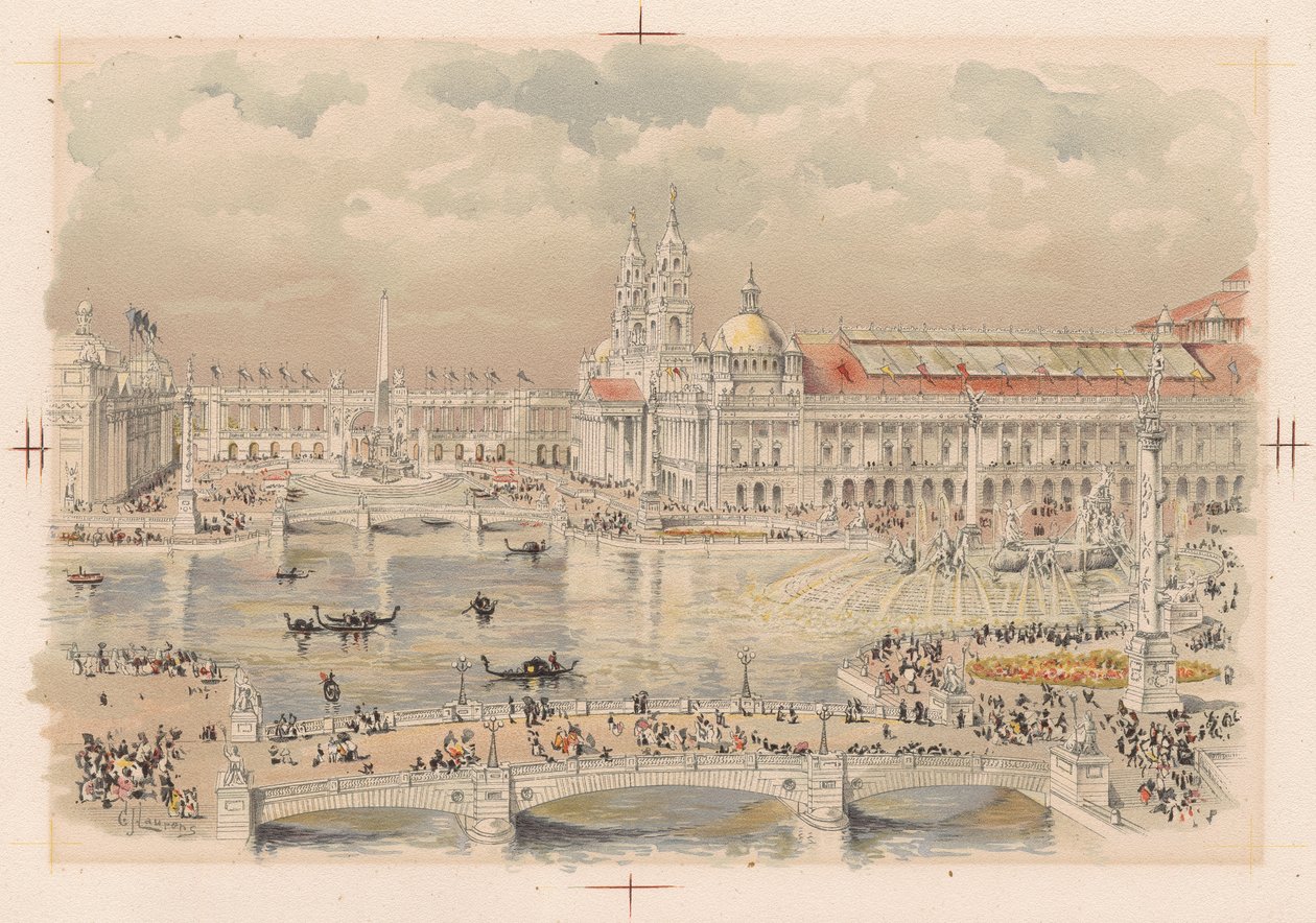 Grand Basin a Kolumbiai Világkiállításon alkotó: American School