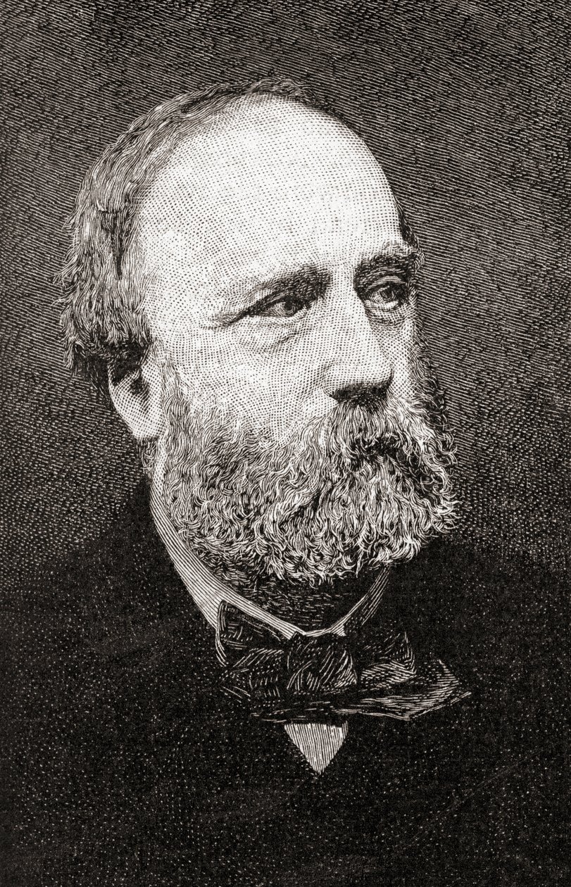 Artois Henri, Chambord grófja, a „The Century Illustrated Monthly Magazine” című folyóiratból, 1884-ben (litho) alkotó: American School