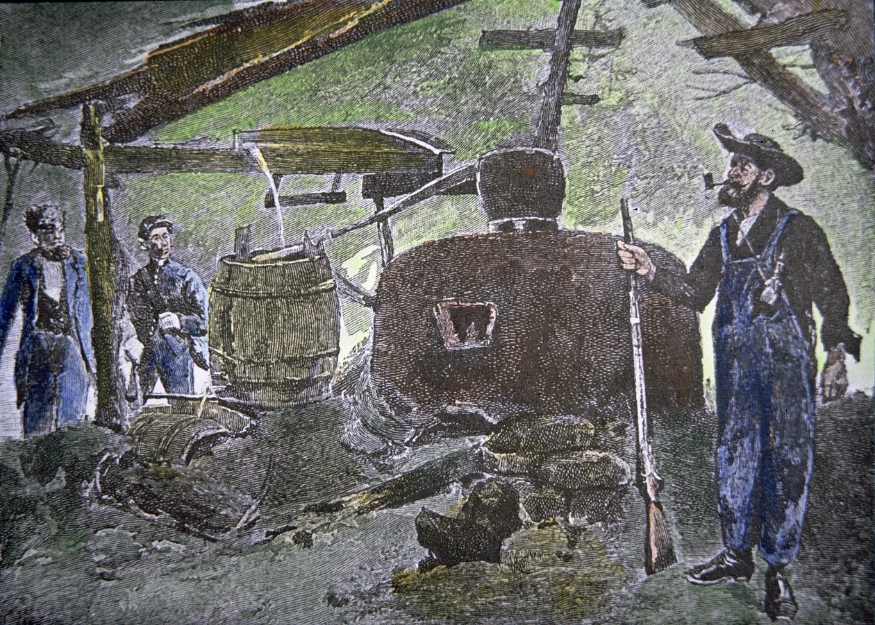 "Hill-Billy Moonshine Still" alkotó: American School