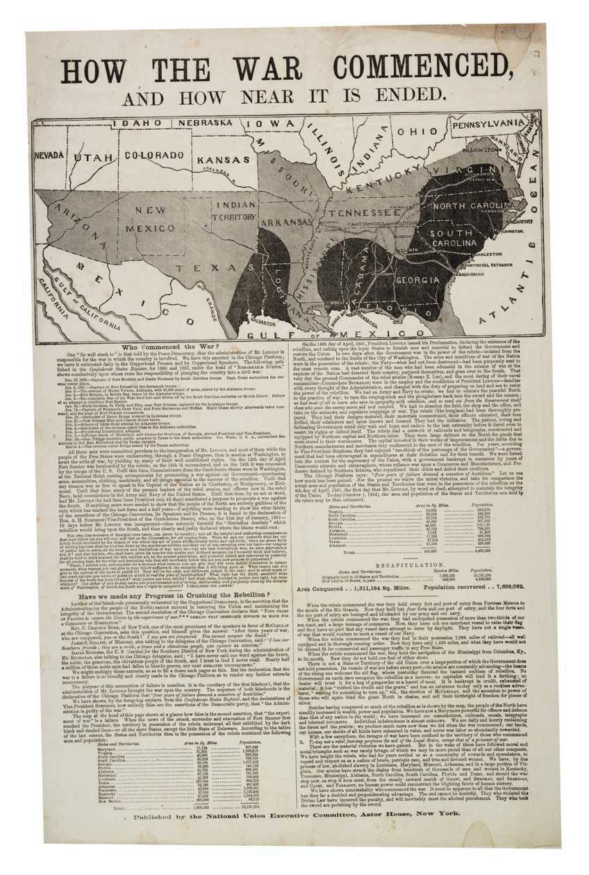 Hogyan kezdődött a háború és milyen közel van a végéhez, 1864. október 1 alkotó: American School