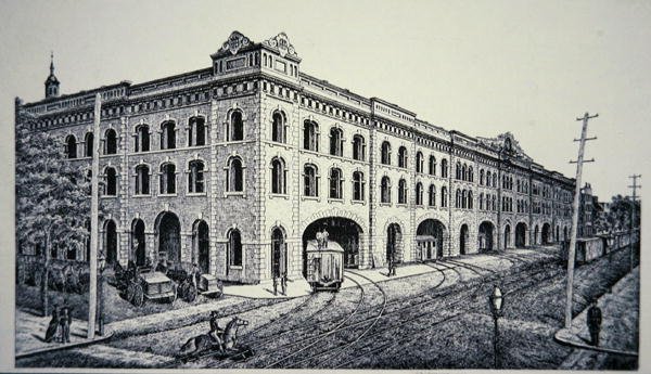 Hudson River Railroad Terminal, New York City alkotó: American School