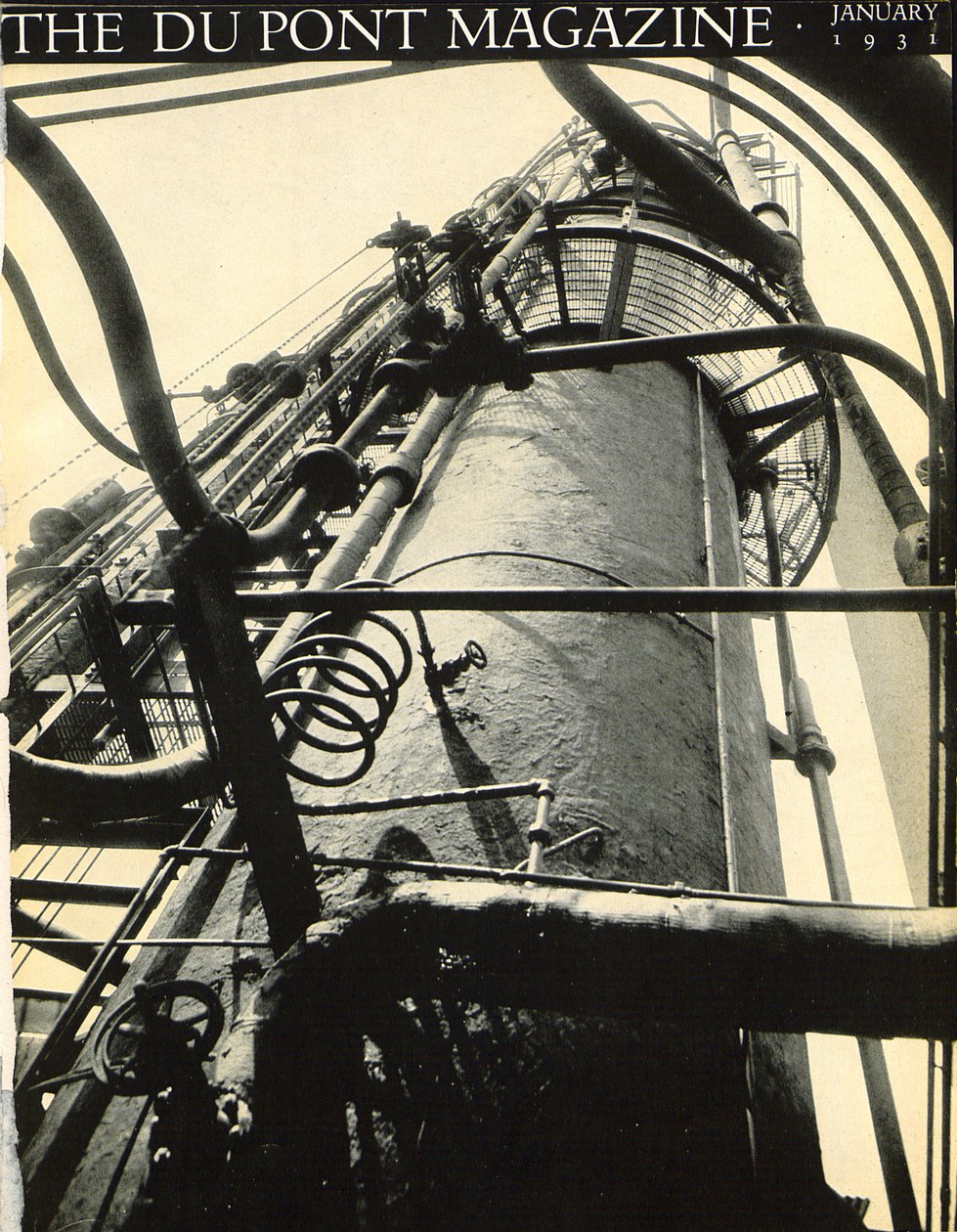 Ipari üzem, a DuPont Magazin címlapja, 1931. január alkotó: American School
