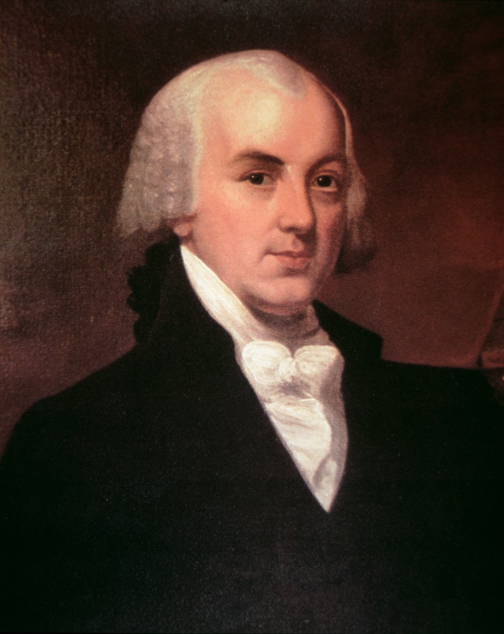 James Madison (1751-1836) (színes litó) alkotó: American School