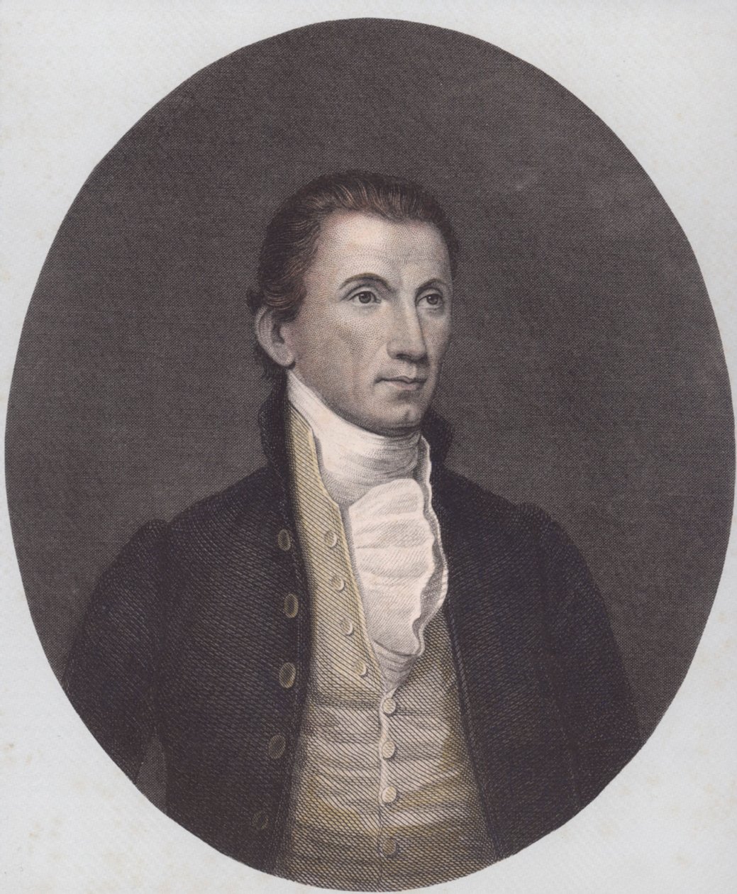 James Monroe (színes metszet) alkotó: American School