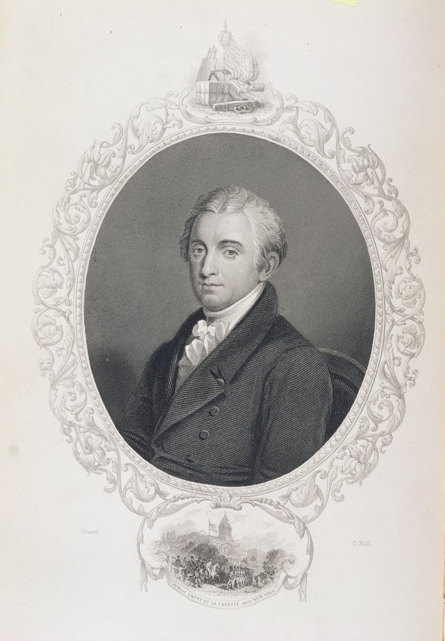 James Monroe, „Az Egyesült Államok története” című kötetből II, Charles Mackay, metszette C. Holl alkotó: American School
