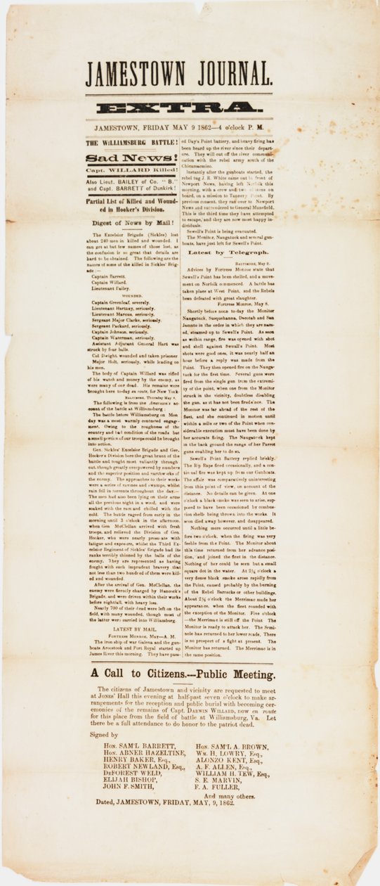 Jamestown folyóirat extra, 1862. május 9 alkotó: American School