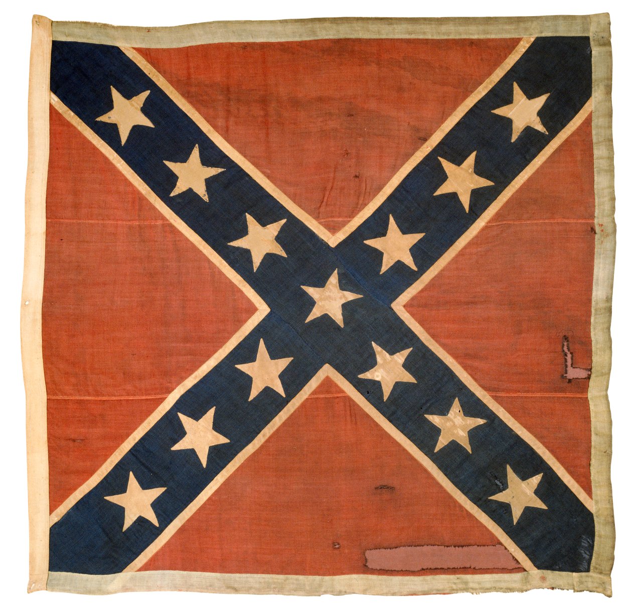 "Jeff Davis" kísérő zászló (textil) alkotó: American School