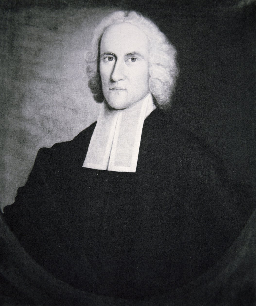 Jonathan Edwards (1703-58) (litho) alkotó: American School